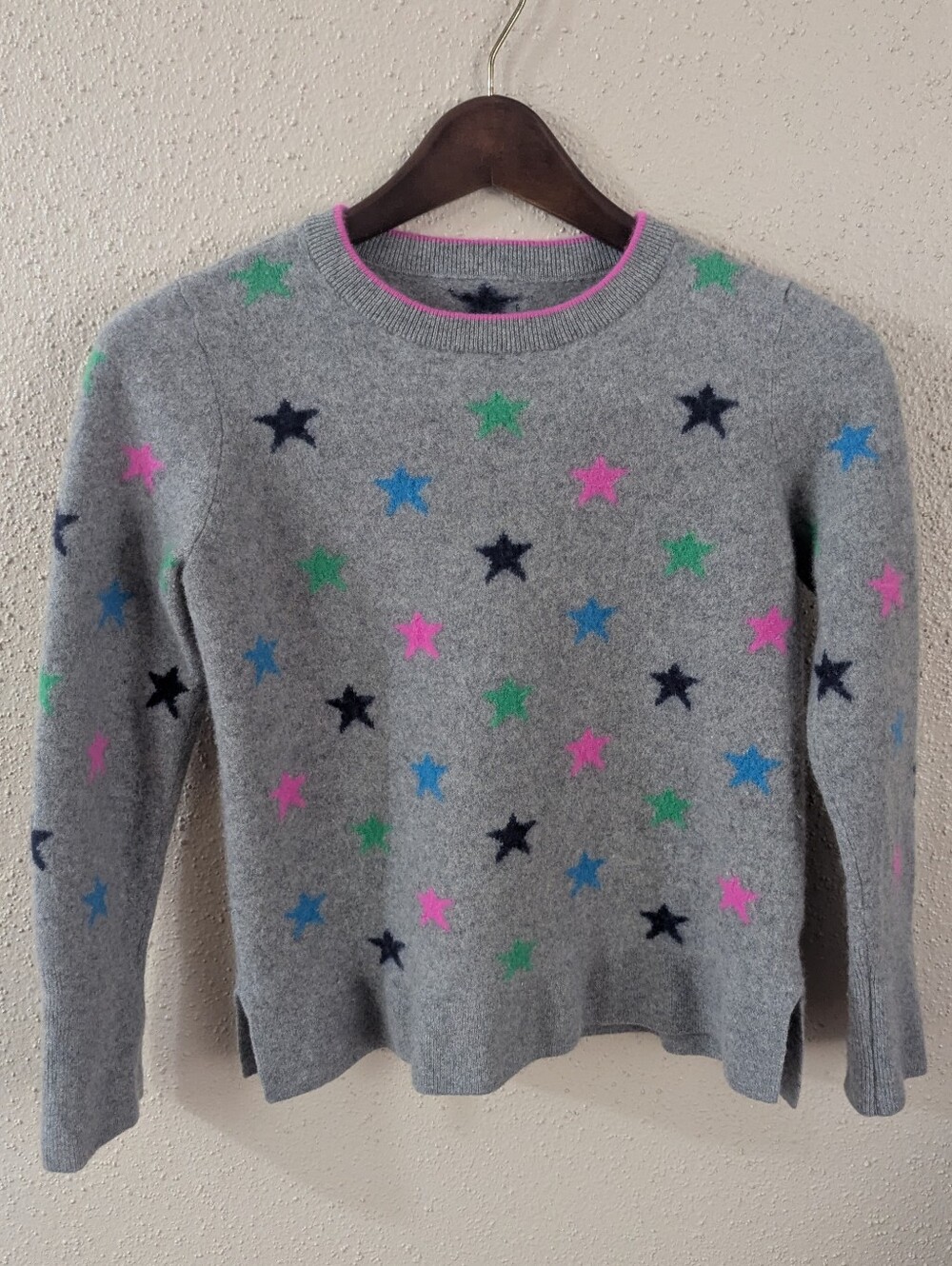 Halogen 100% Cashmere Star Sweater Size Small